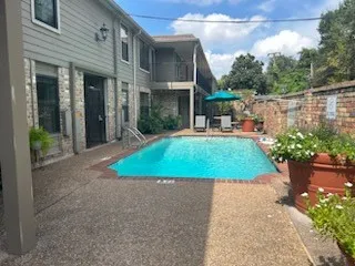 a view of a house with a patio