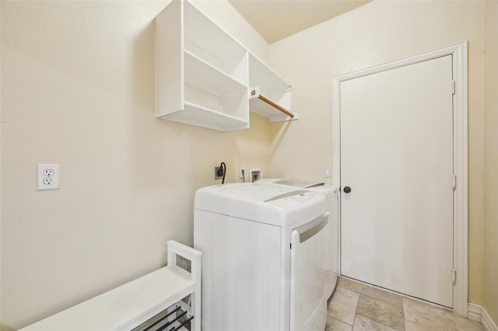 4528 Risinghill Drive Plano, TX 75024 - Photo 16 of 40 a utility room with dryer and washer