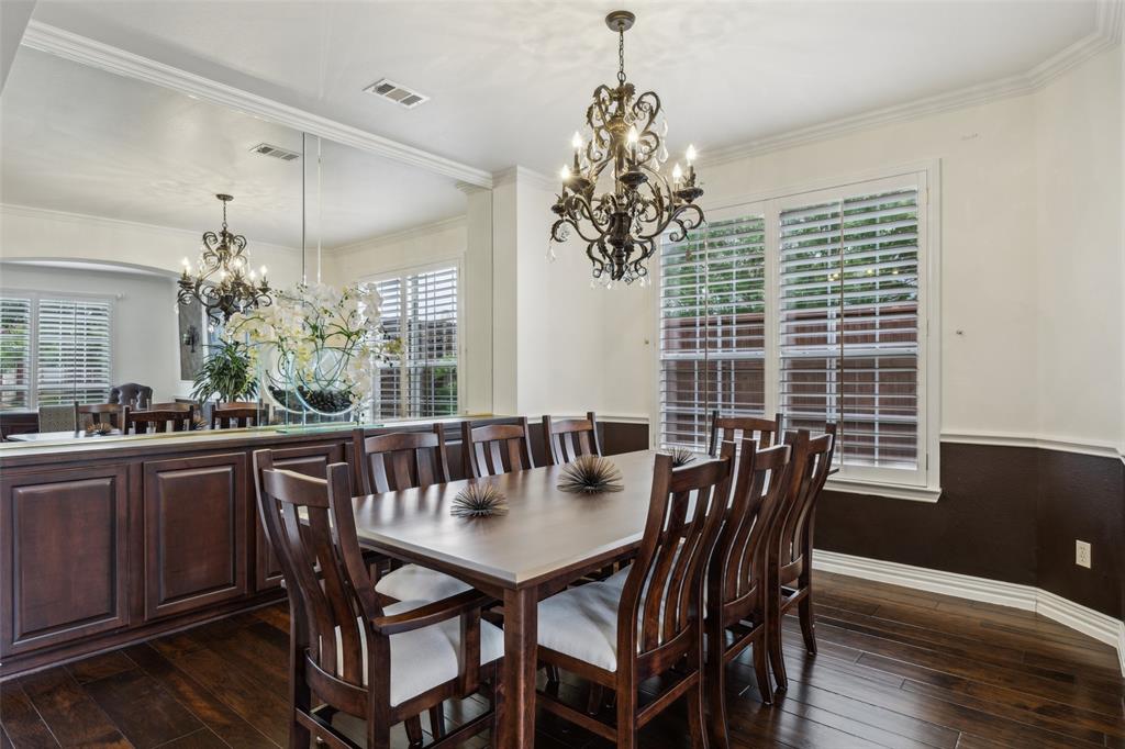 4528 Risinghill Drive Plano, TX 75024 - Photo 8 of 40 a view of a dining room with furniture window and wooden floor