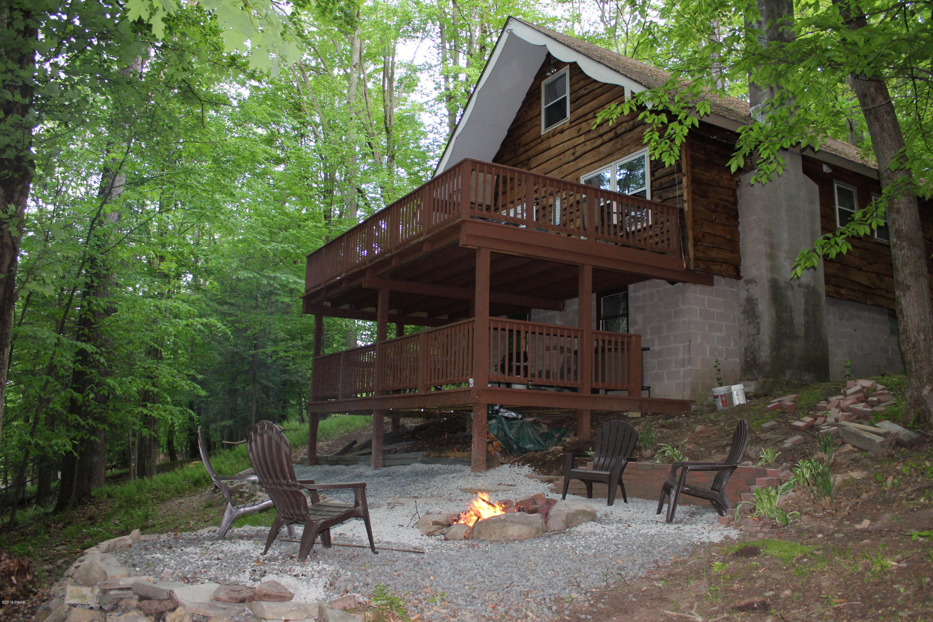 98 Deerfoot Road Lake Ariel, PA 18436 - Photo 27 of 29 Rear/firepit
