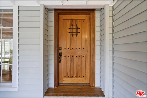 a view of front door