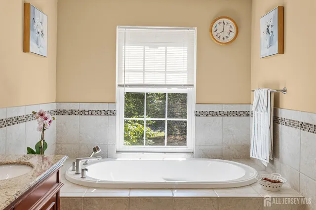 a view of a backyard with garden