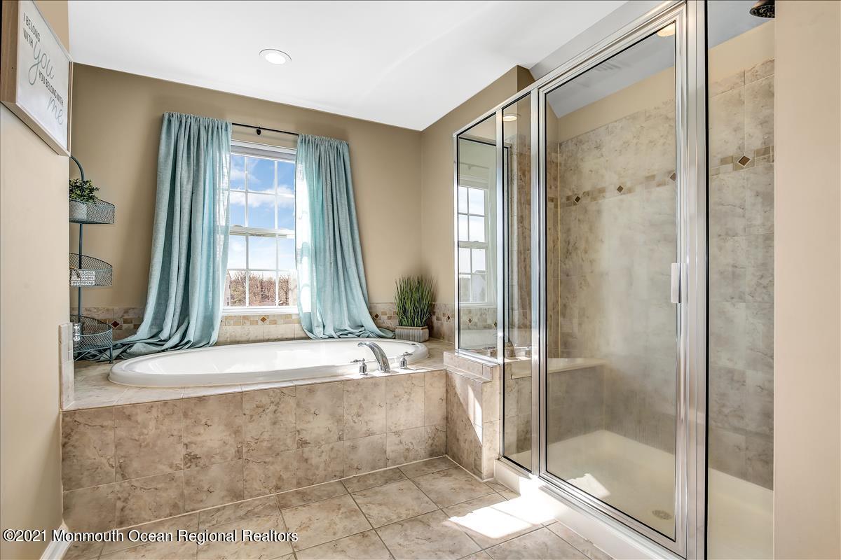5 Jake Drive Cream Ridge, NJ 08514 - Photo 40 of 64 a bathroom with a bathtub and a shower