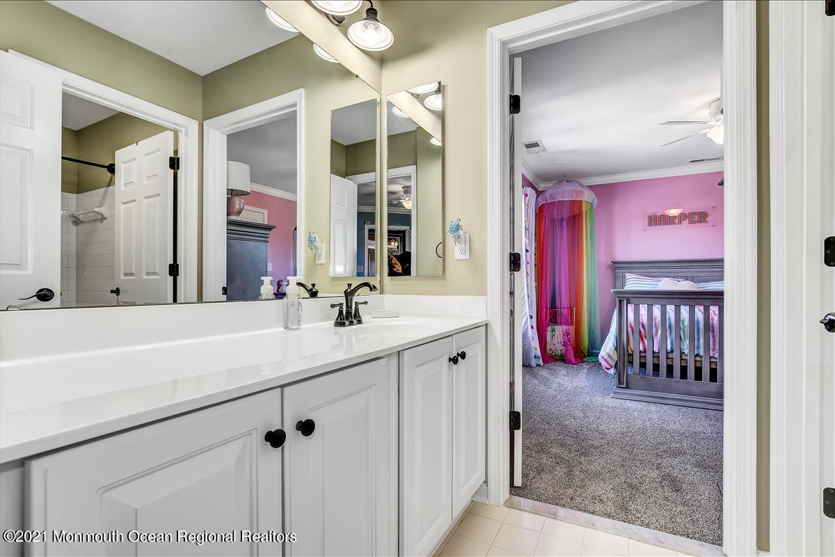 5 Jake Drive Cream Ridge, NJ 08514 - Photo 47 of 64 a bathroom with a sink and a mirror