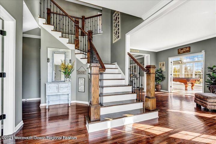 5 Jake Drive Cream Ridge, NJ 08514 - Photo 7 of 64 a view of entryway livingroom and hall with wooden floor