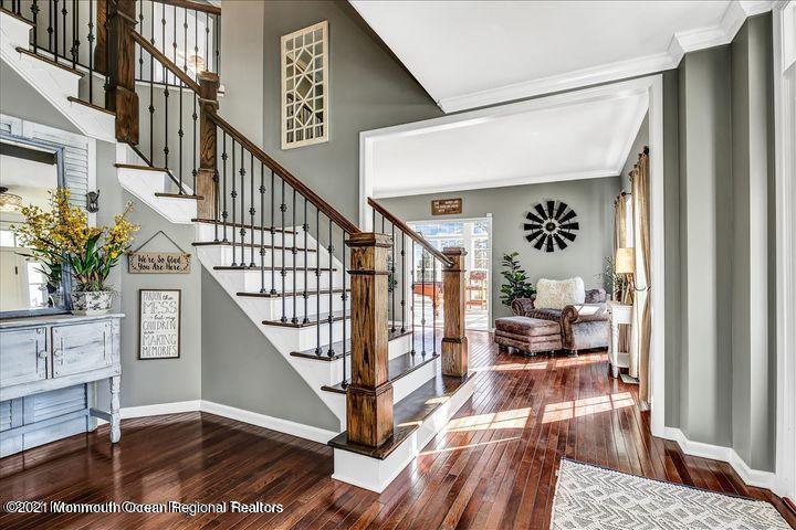 5 Jake Drive Cream Ridge, NJ 08514 - Photo 8 of 64 a view of entryway and hall with wooden floor