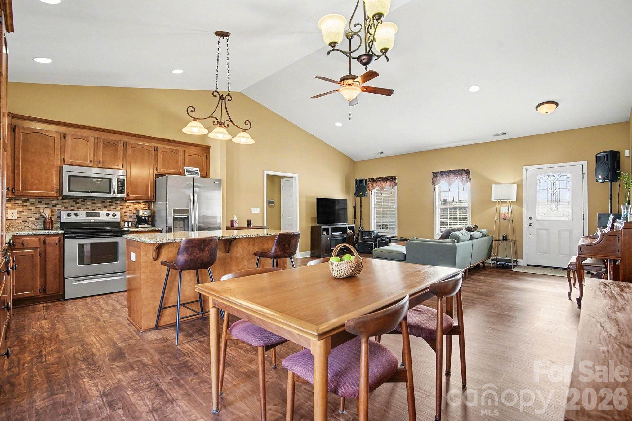 311 Massey Deal Road Statesville, NC 28625 - Photo 9 of 34 a view of a dining room and livingroom