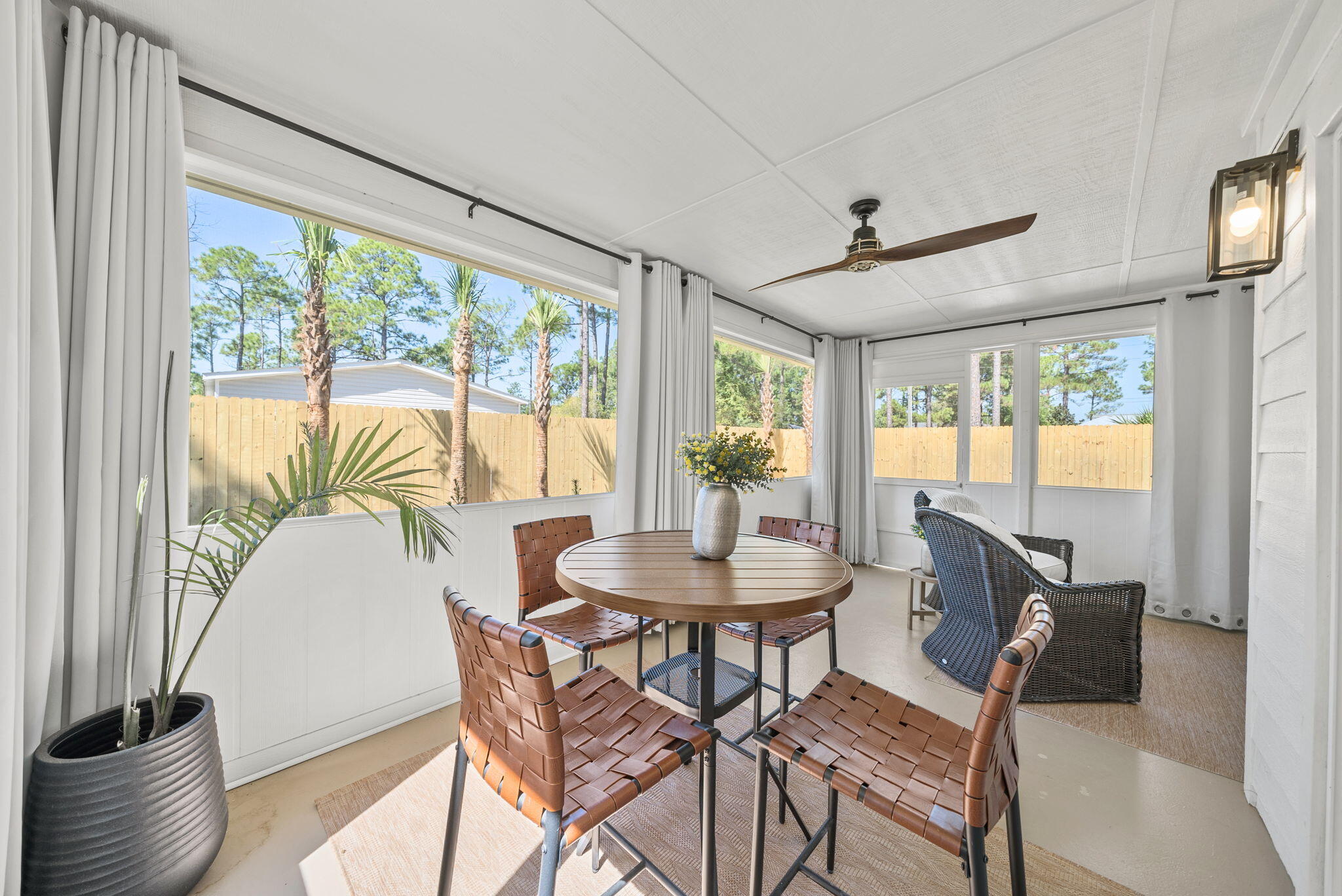 1045 Don Bishop Road Santa Rosa Beach, FL 32459 - Photo 8 of 37 a dining room with furniture and window
