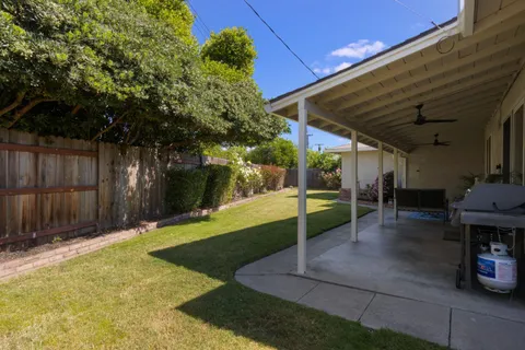 a view of a porch