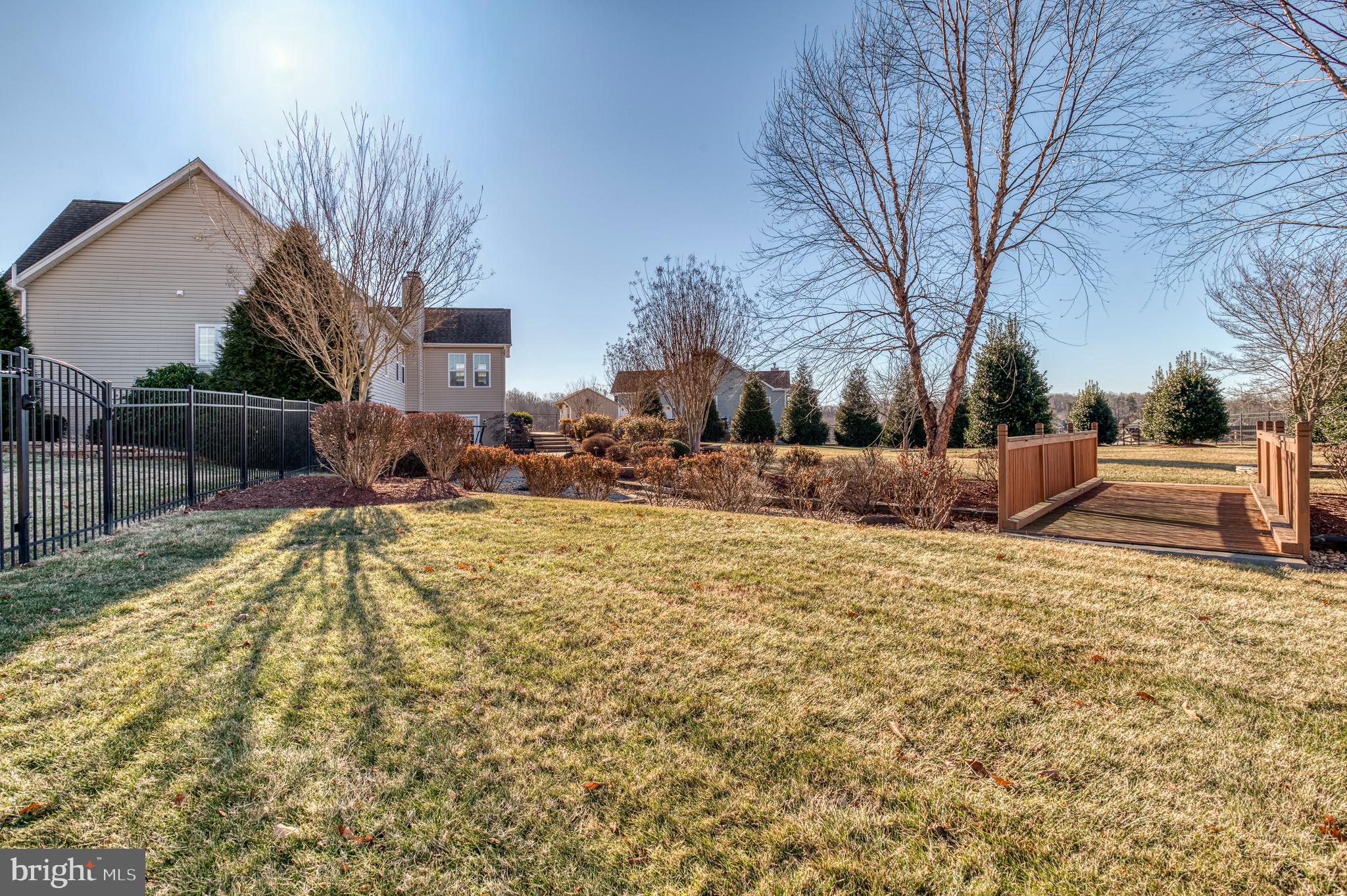 9408 Blackbird Loop Culpeper, VA 22701 - Photo 53 of 89 a view of yard covered with snow in front of house