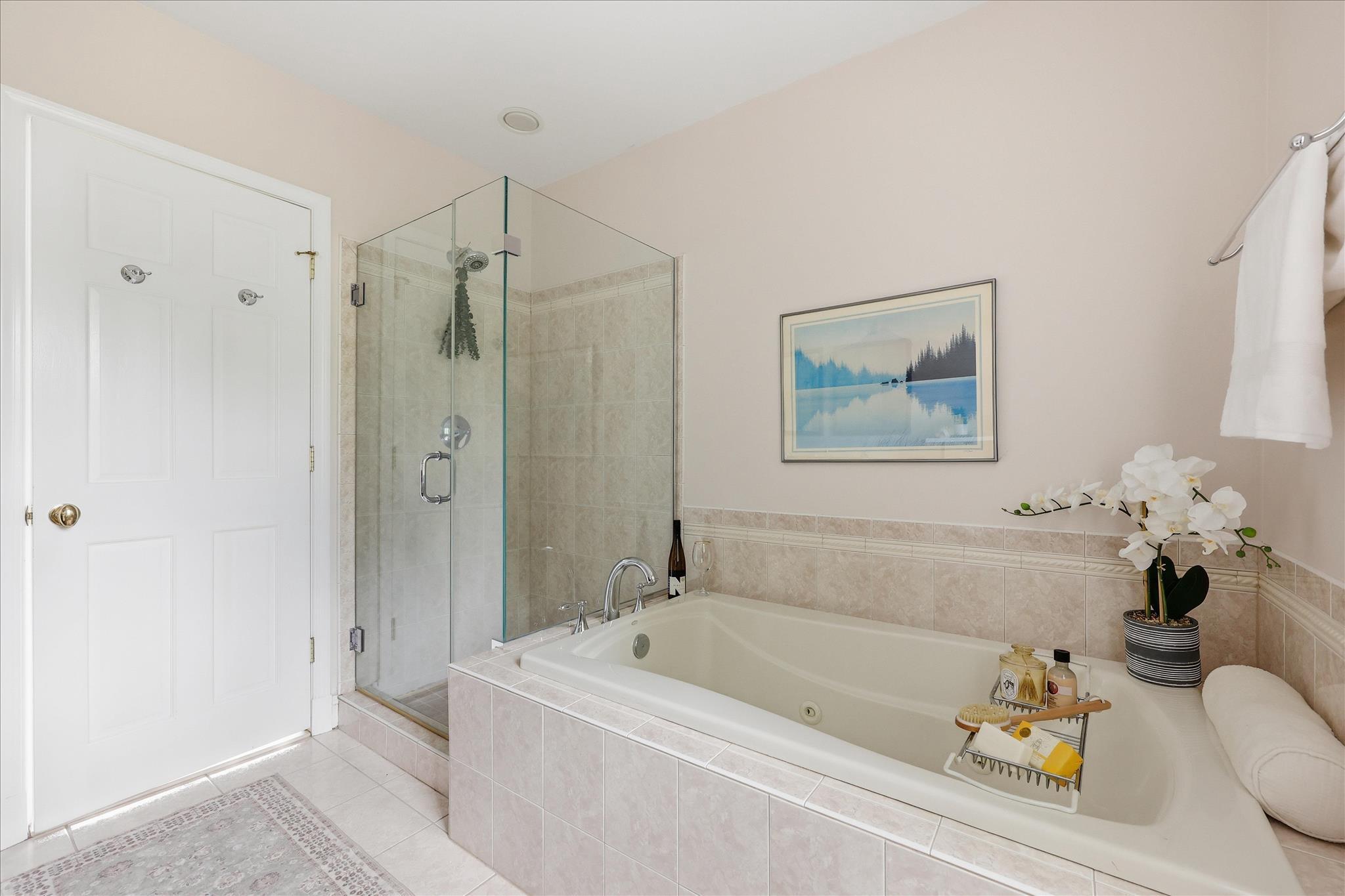 10919 Etzler Mill Road Woodsboro, MD 21798 - Photo 26 of 54 a bathroom with a tub a sink and mirror