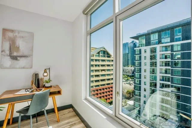 a room with furniture and window