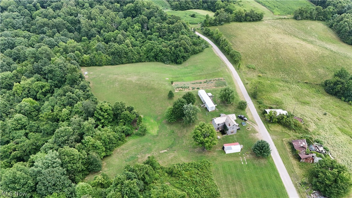 9685 Dozer Ridge Road Blue Rock, OH 43720 - Photo 8 of 25 Aerial view with a rural view