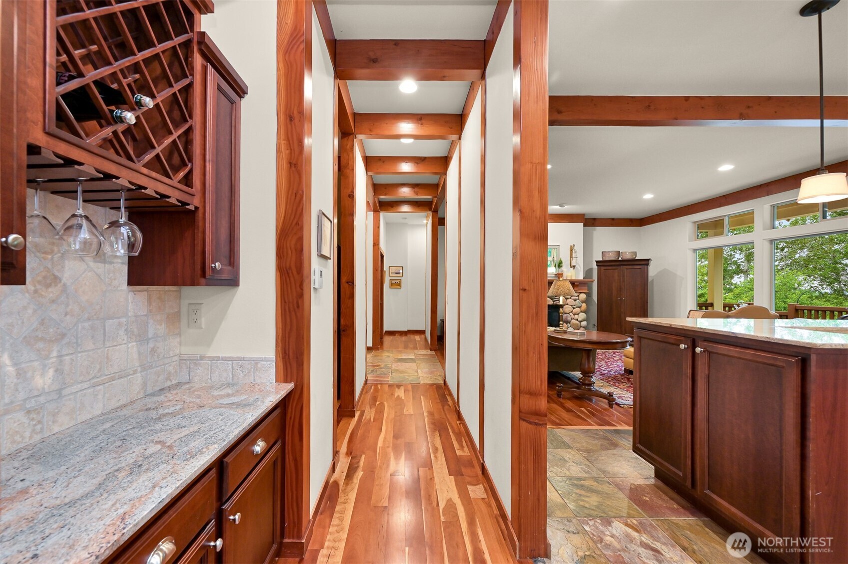 1910 40th Street Bellingham, WA 98229 - Photo 16 of 40 a view of a hallway with wooden floor and entryway