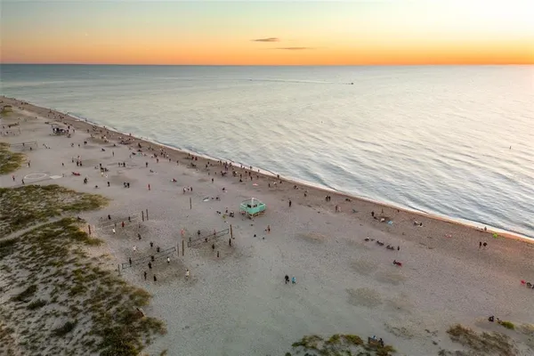 a view of beach and ocean