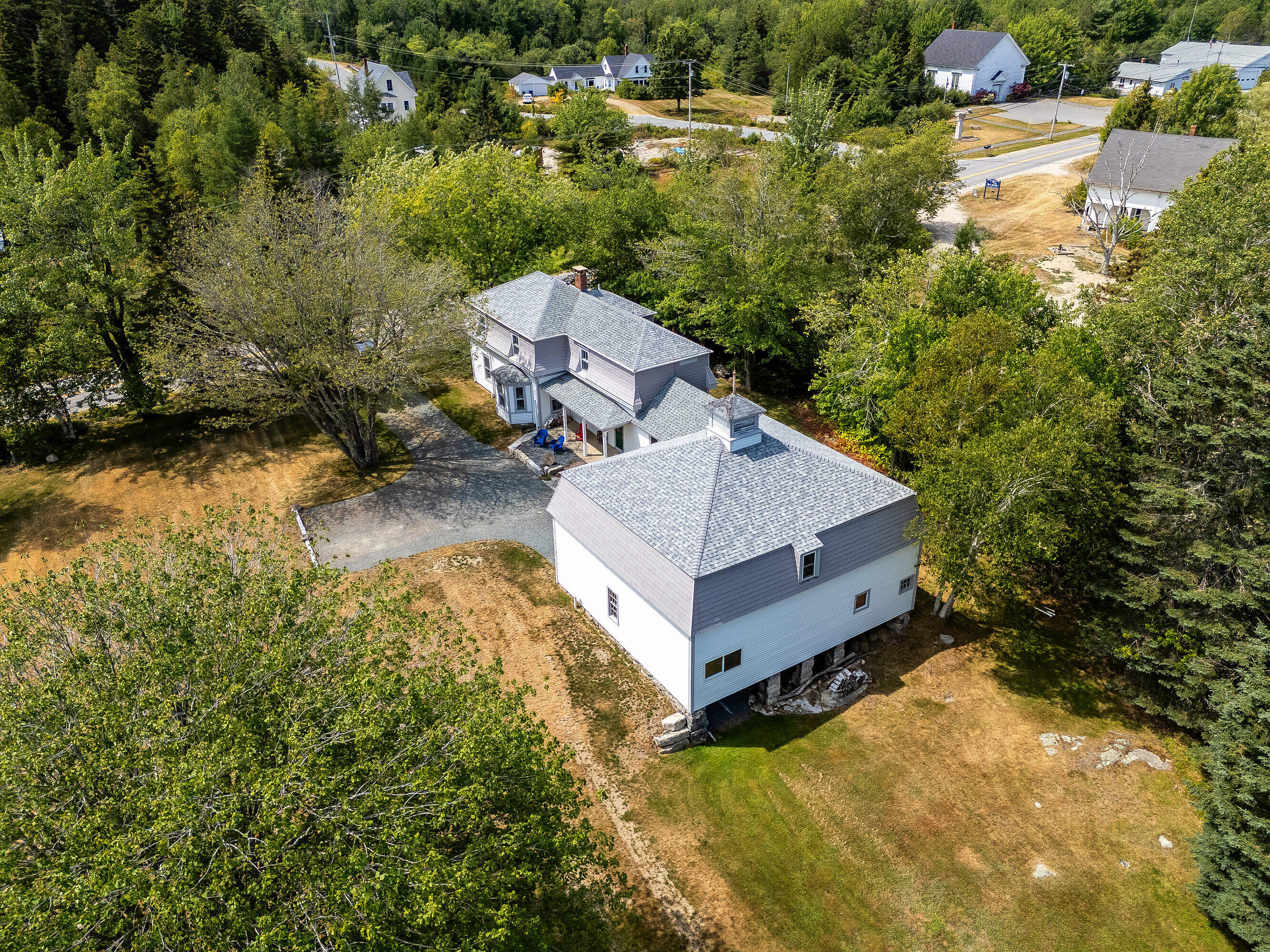 80 Main Street Prospect Harbor, ME 04669 - Photo 1 of 56 Aerial main house