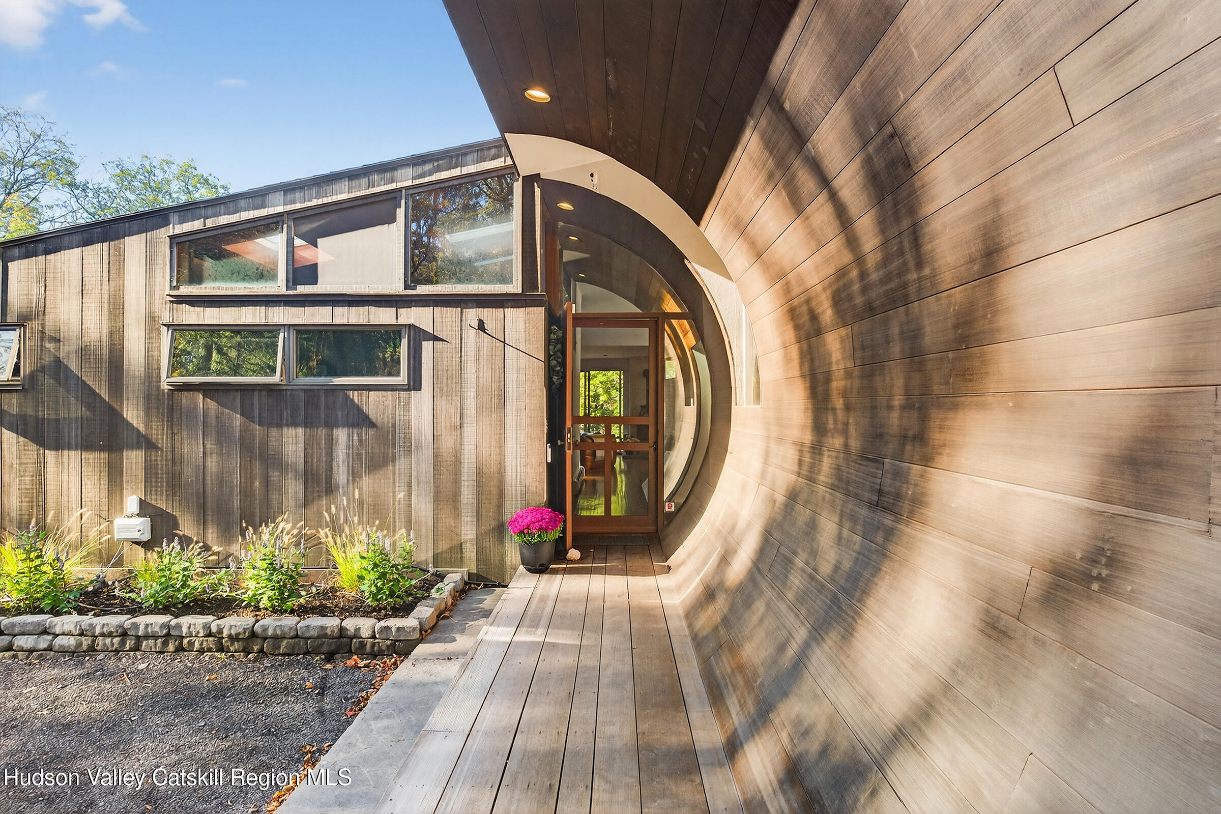 289 Upper Byrdcliffe Road Woodstock, NY 12498 - Photo 4 of 49 front ext wall retouched