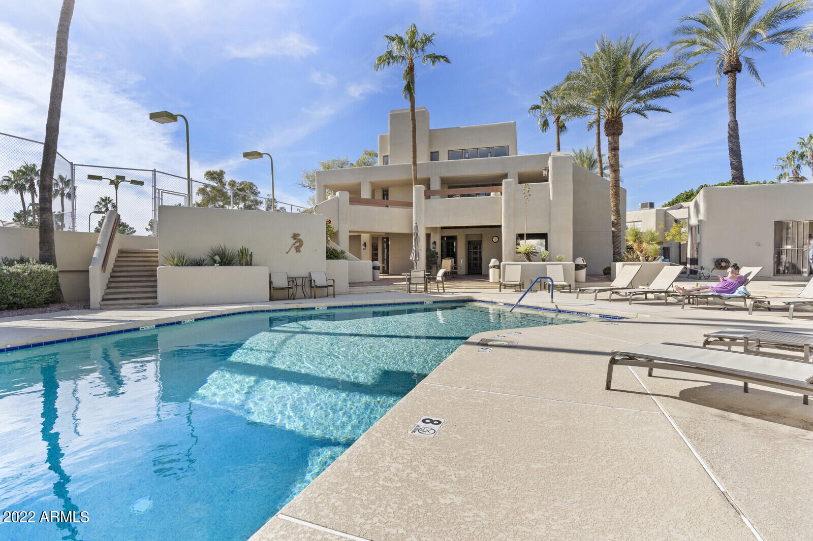 3047 East Rose Lane Phoenix, AZ 85016 - Photo 24 of 27 a swimming pool with outdoor seating and yard