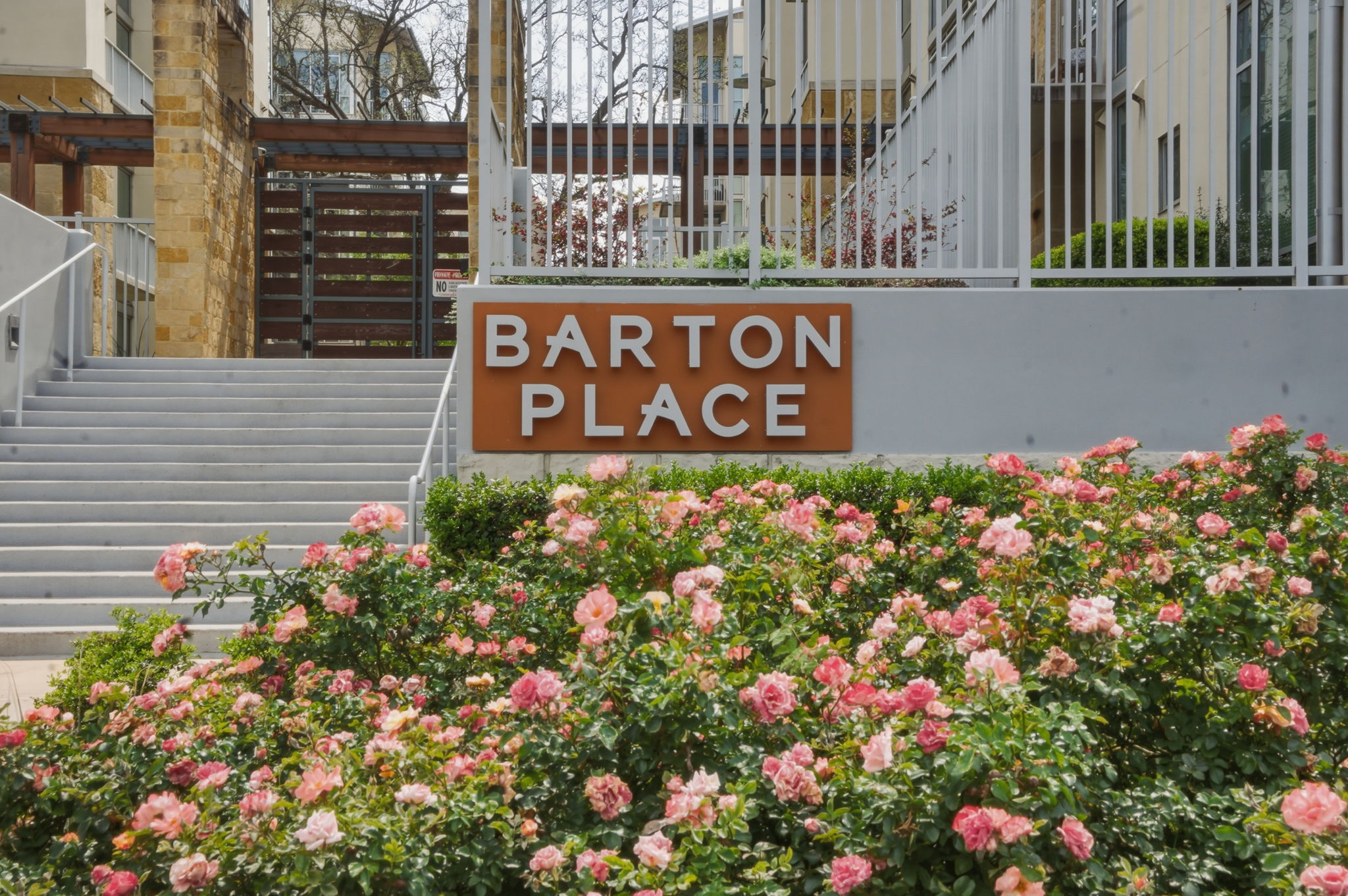 a view of sign board
