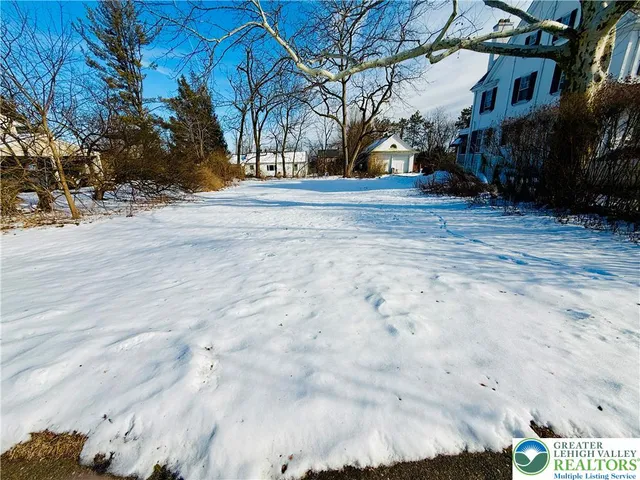 a view of yard with trees