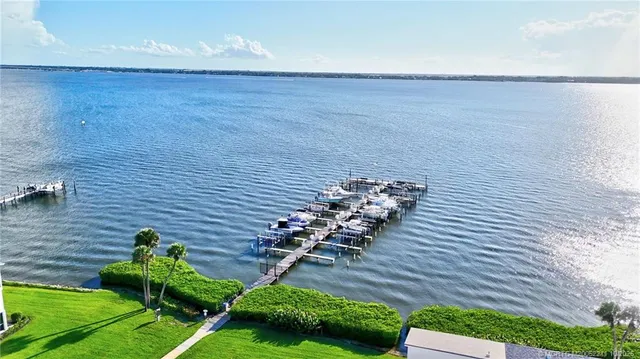 a green field with flowers in front of it