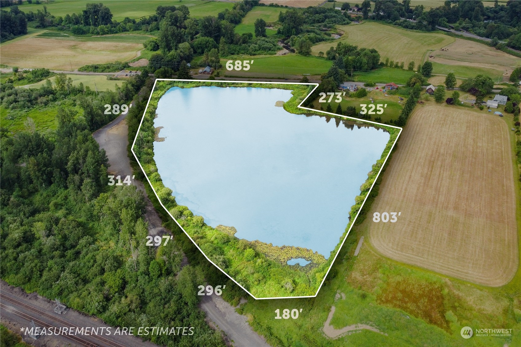 0 Southwest Hillburger Road Chehalis, WA 98532 - Photo 3 of 16 an aerial view of a house with a lake view