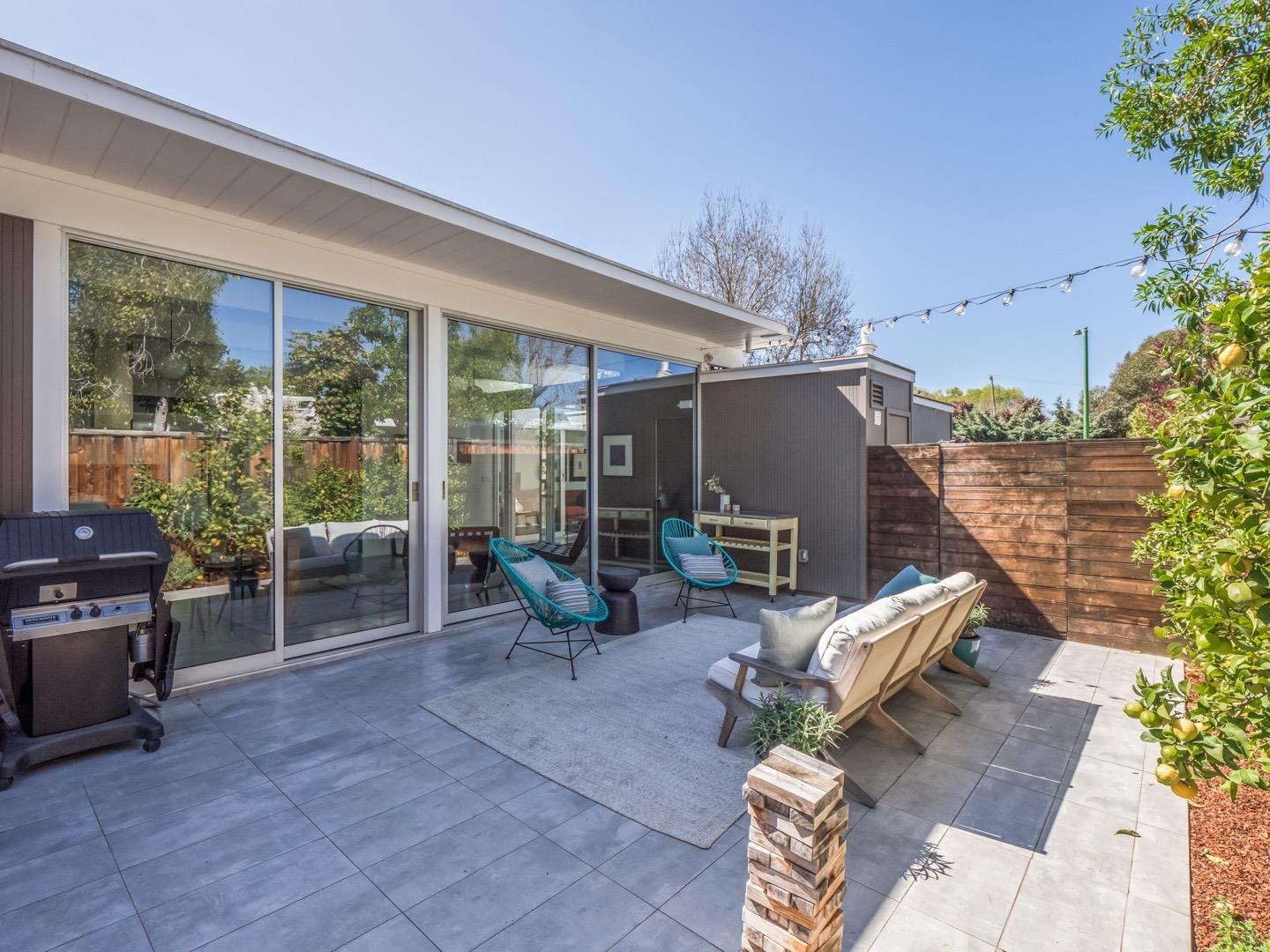 3449 Thomas Drive Palo Alto, CA 94303 - Photo 46 of 59 a building outdoor space with patio furniture and potted plants