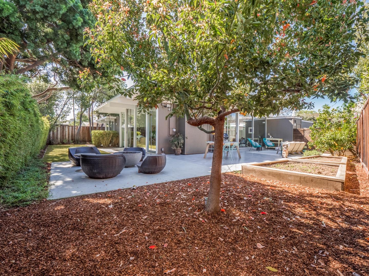 3449 Thomas Drive Palo Alto, CA 94303 - Photo 47 of 59 a view of a house with backyard and sitting area