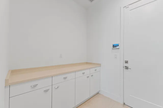 a view of a closet area