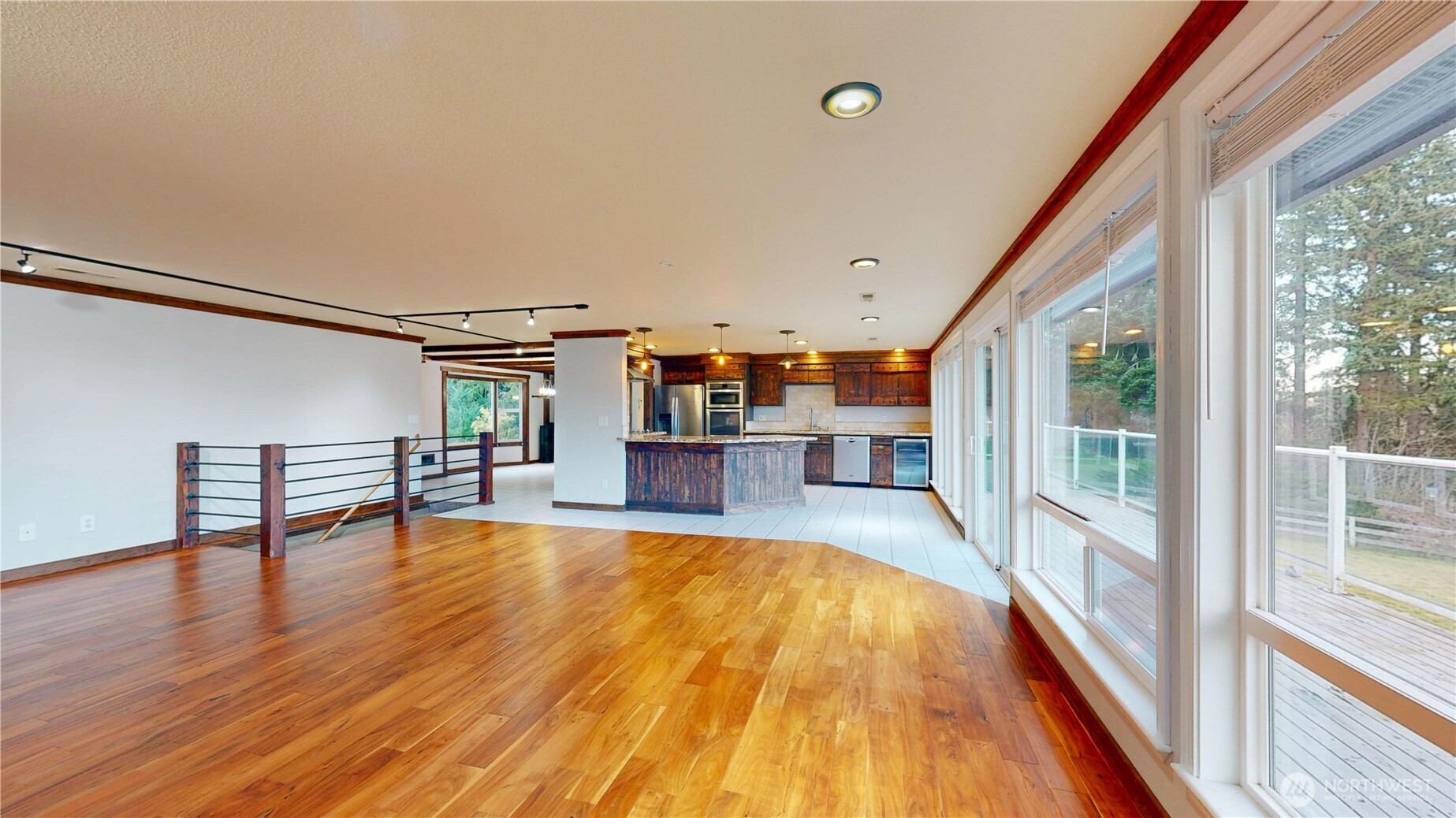 5810 Meridian Road Southeast Olympia, WA 98513 - Photo 19 of 40 a view of a living room with wooden floor and a window