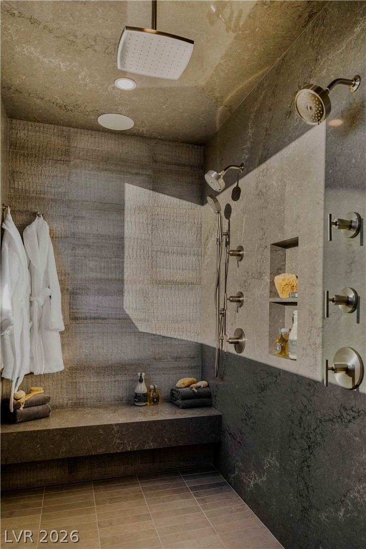 619 Overlook Rim Drive Henderson, NV 89012 - Photo 14 of 29 Primary Suite Bathroom Shower