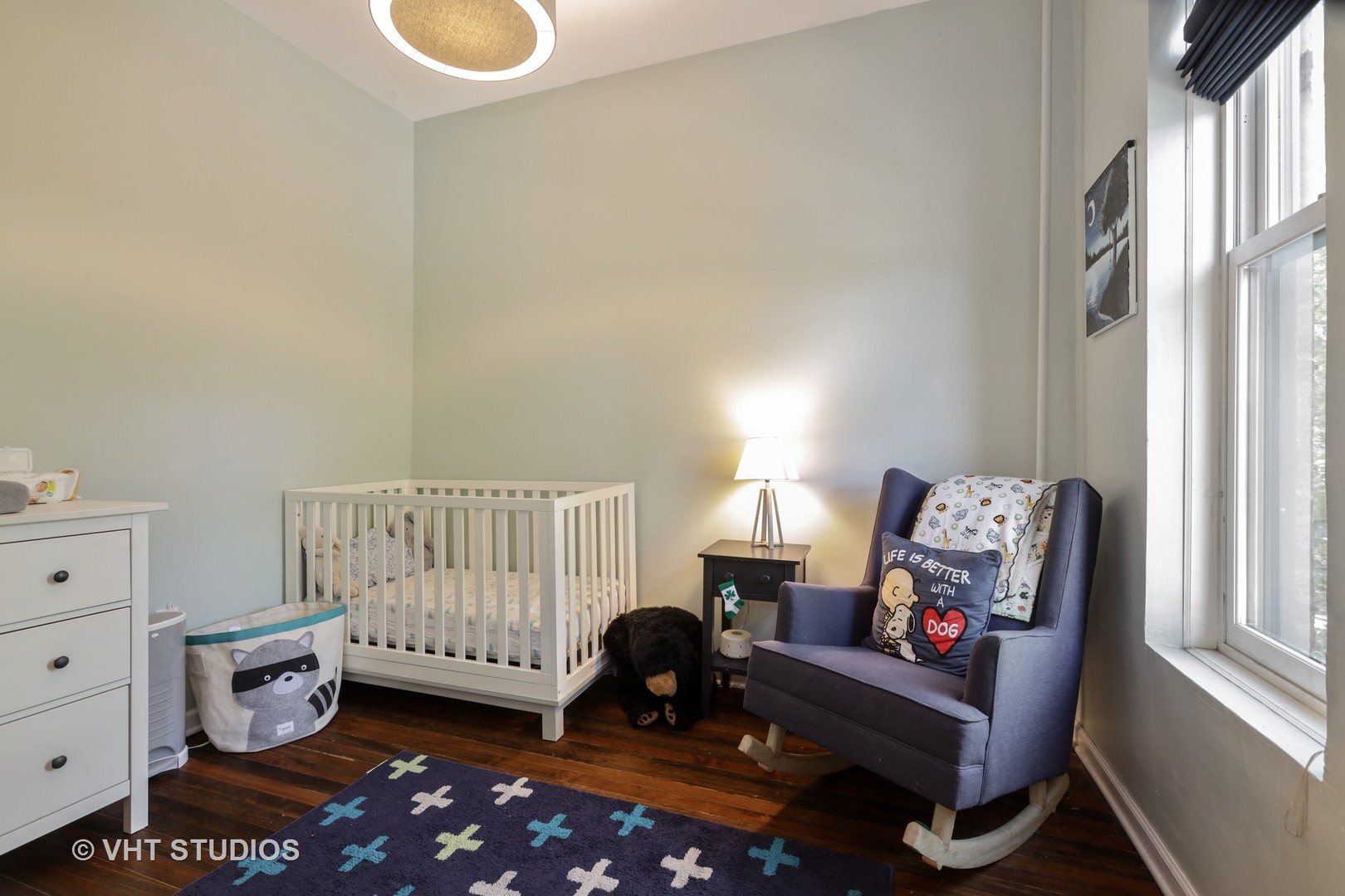 2159 North Seminary Avenue, Unit B Chicago, IL 60614 - Photo 9 of 14 a living room with furniture and a window