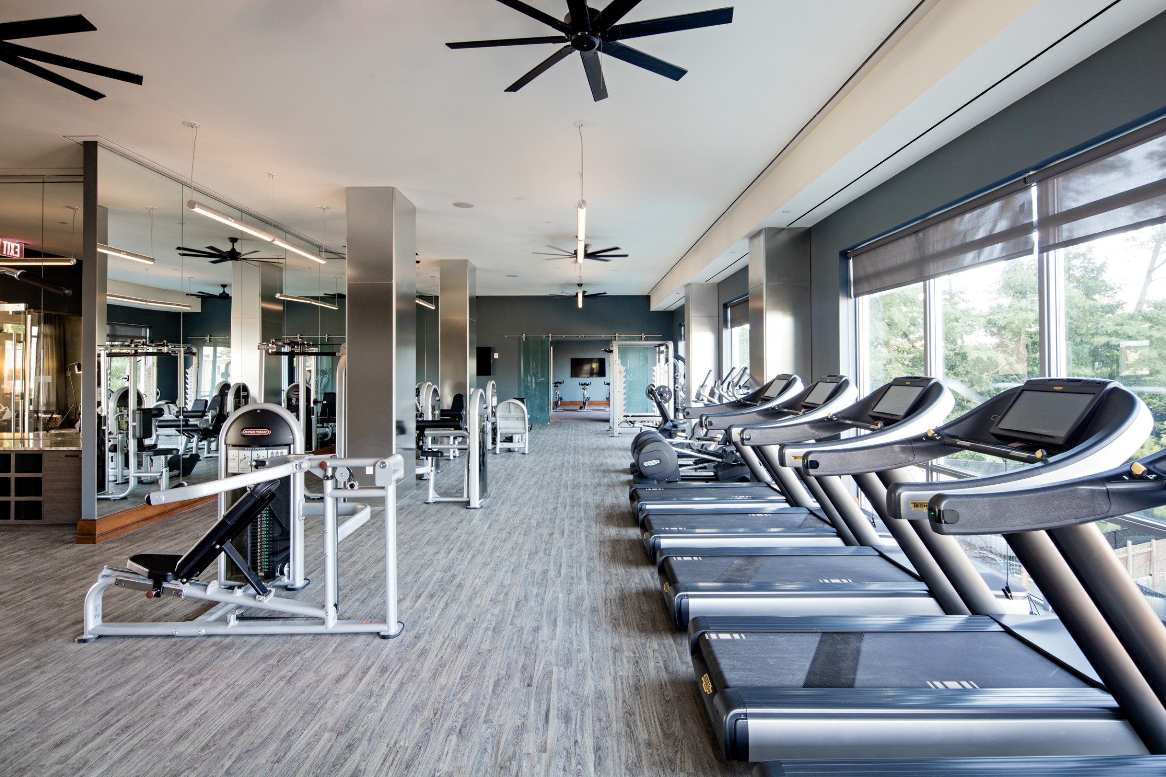 1524 Sheepshead Bay Road, Unit 17D Brooklyn, NY 11235 - Photo 16 of 24 a view of a room with gym equipment