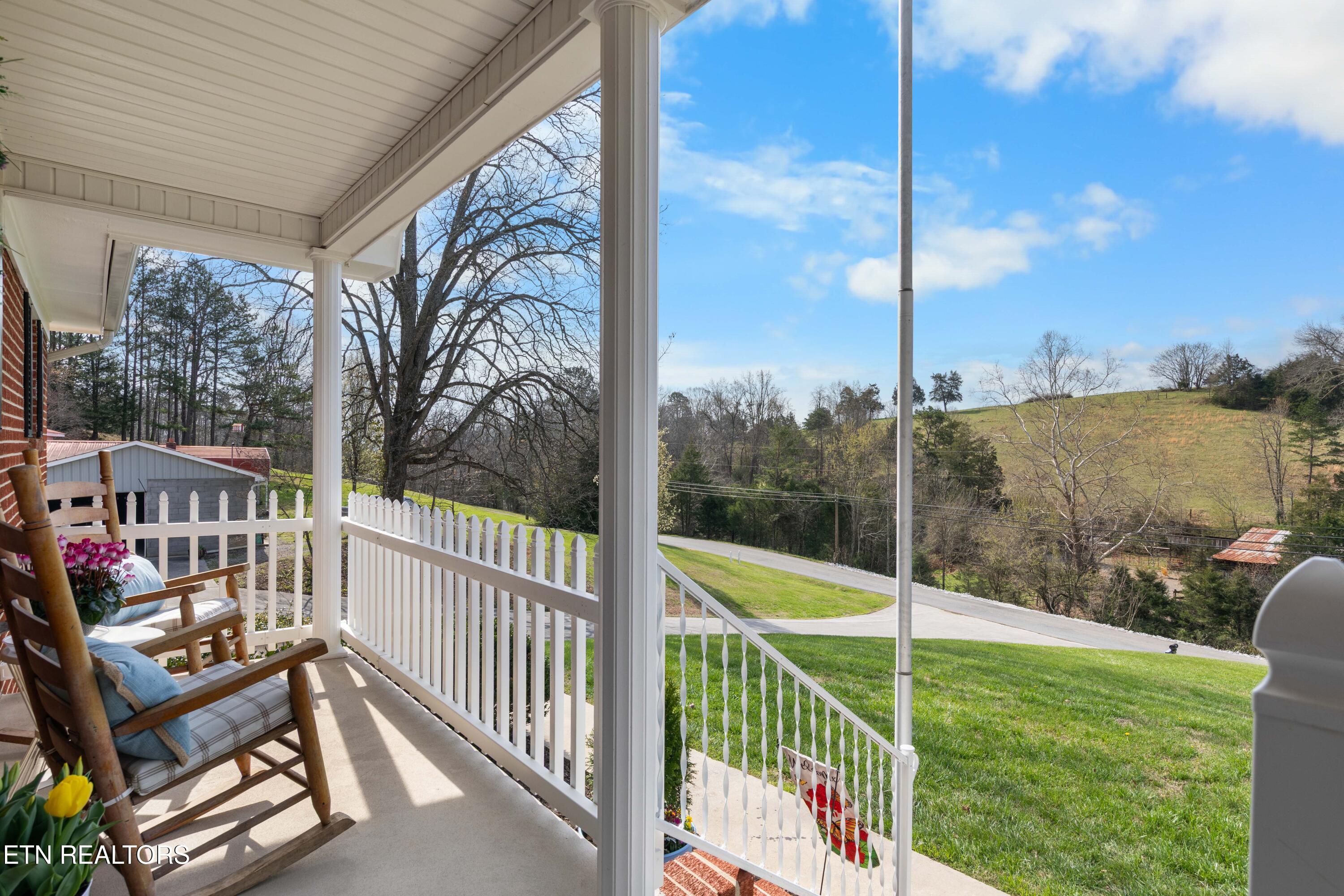 395 Wolfe Road Luttrell, TN 37779 - Photo 4 of 59 FRONT PORCH VIEWS