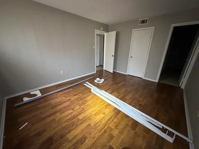 a view of wooden floor