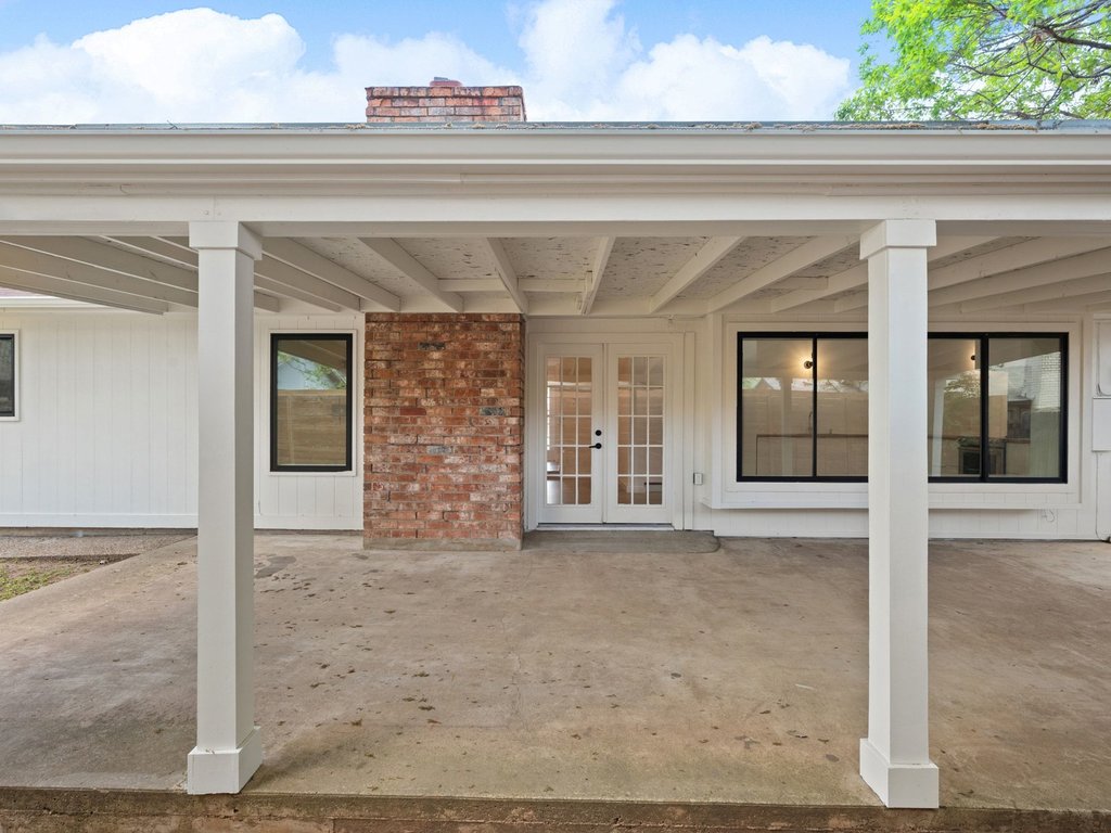 6902 Meadow Run Austin, TX 78745 - Photo 28 of 33 View of patio featuring french doors
