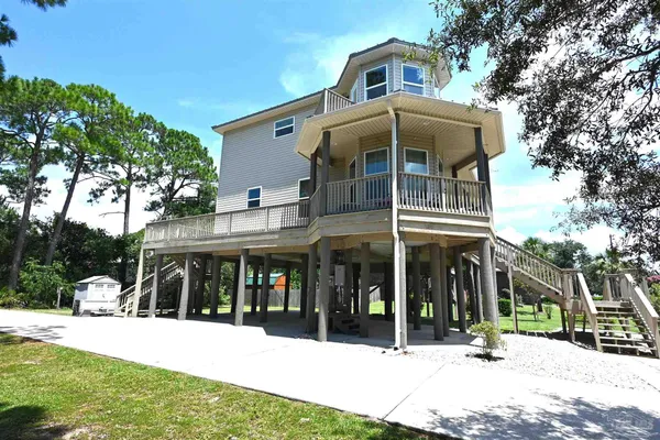 a view of a building with street