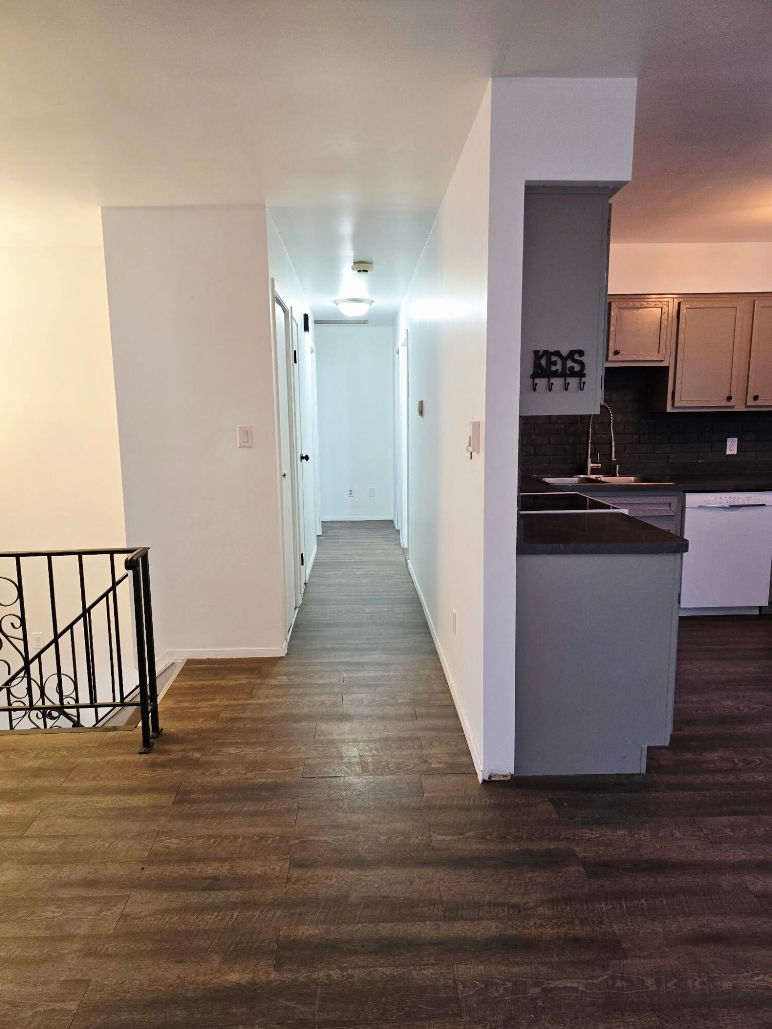 11535 Sandhill Trail Demotte, IN 46310 - Photo 4 of 31 a view of a kitchen from the hallway