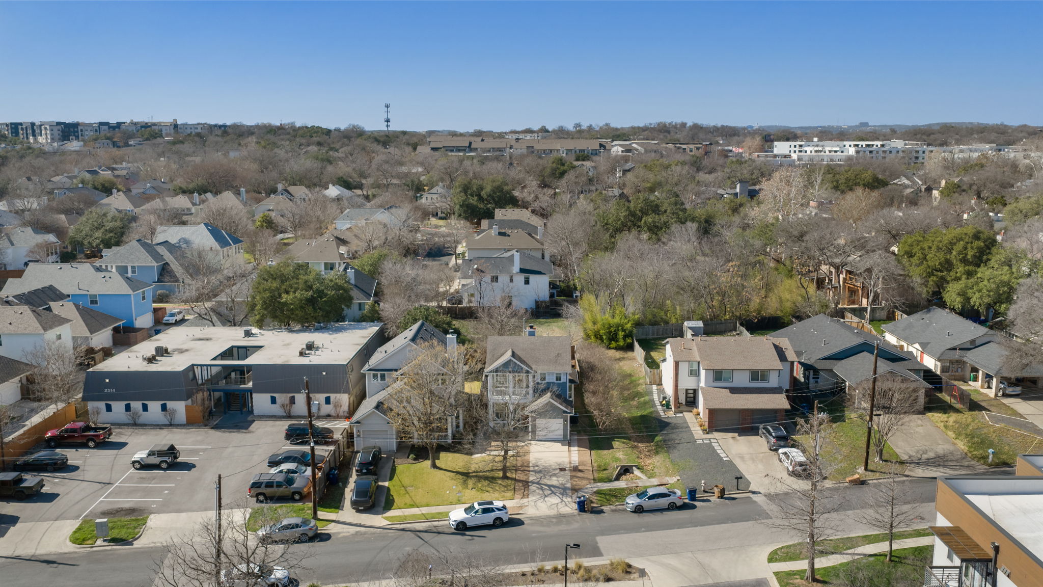 2510 Thornton Road Austin, TX 78704 - Photo 35 of 40 an aerial view of a city