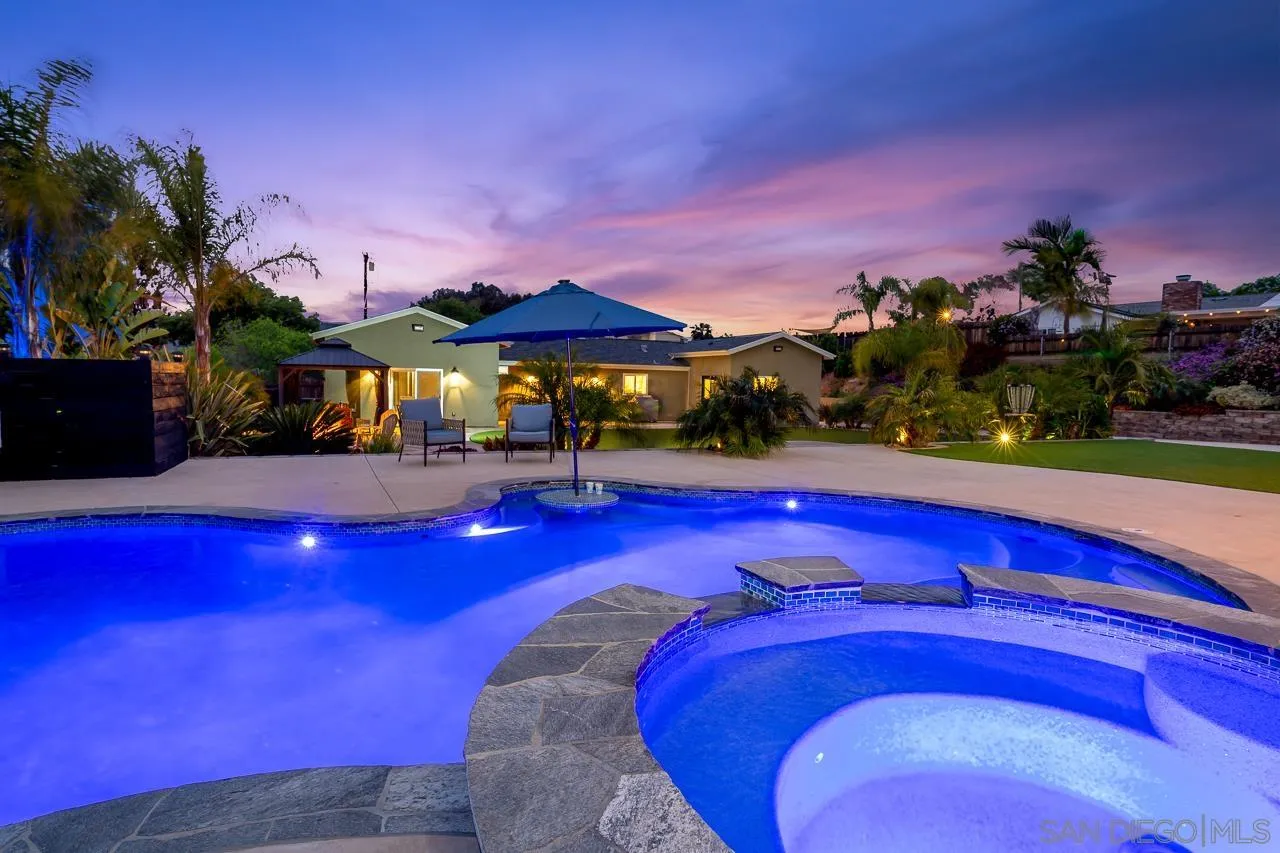 9311 Oakbourne Road Santee, CA 92071 - Photo 2 of 64 a view of swimming pool with outdoor seating