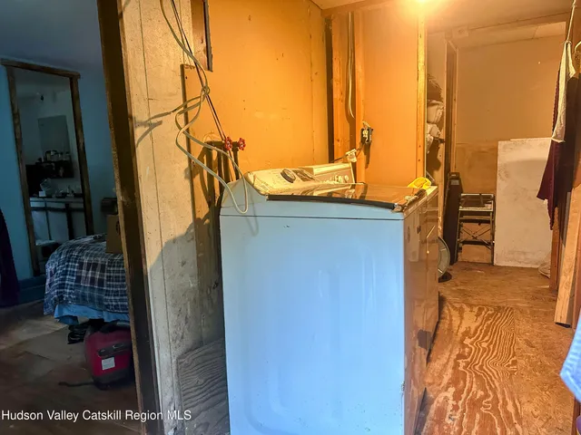 a deck view with a seating space