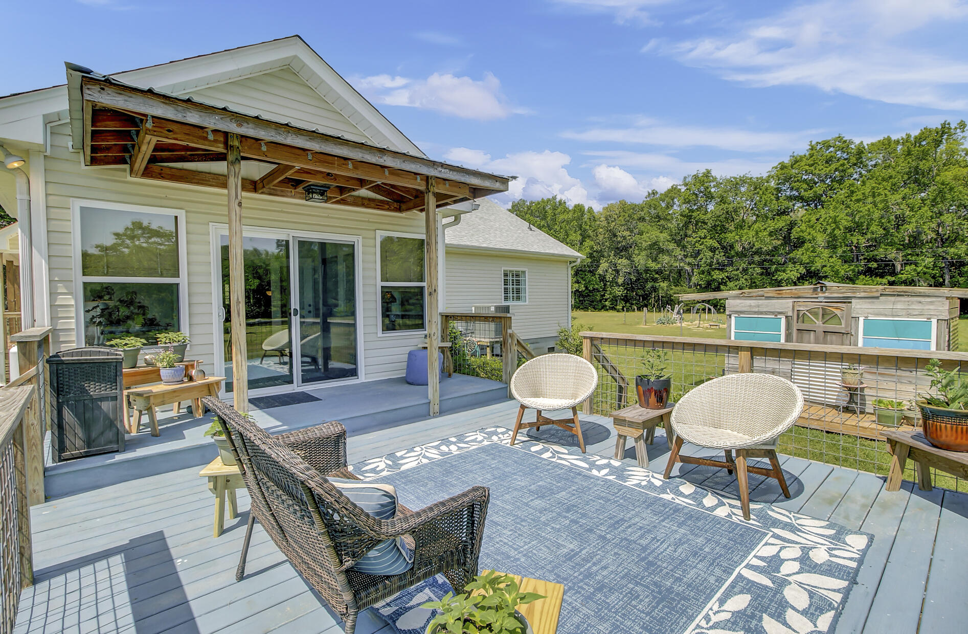 7170 A Bull Run Lane Adams Run, SC 29426 - Photo 25 of 38 7170 Bull Run Ln - Deck Backyard 2