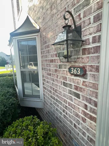 a view of front door of house