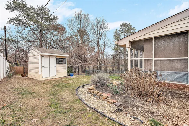 a house view with a outdoor space