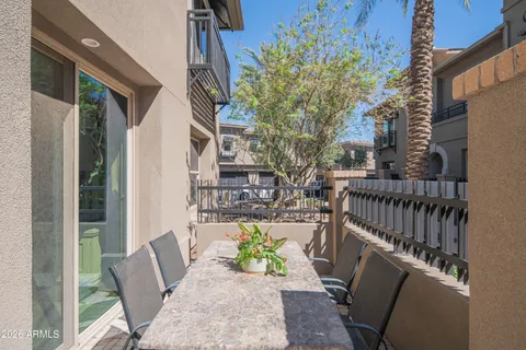 a view of balcony and patio