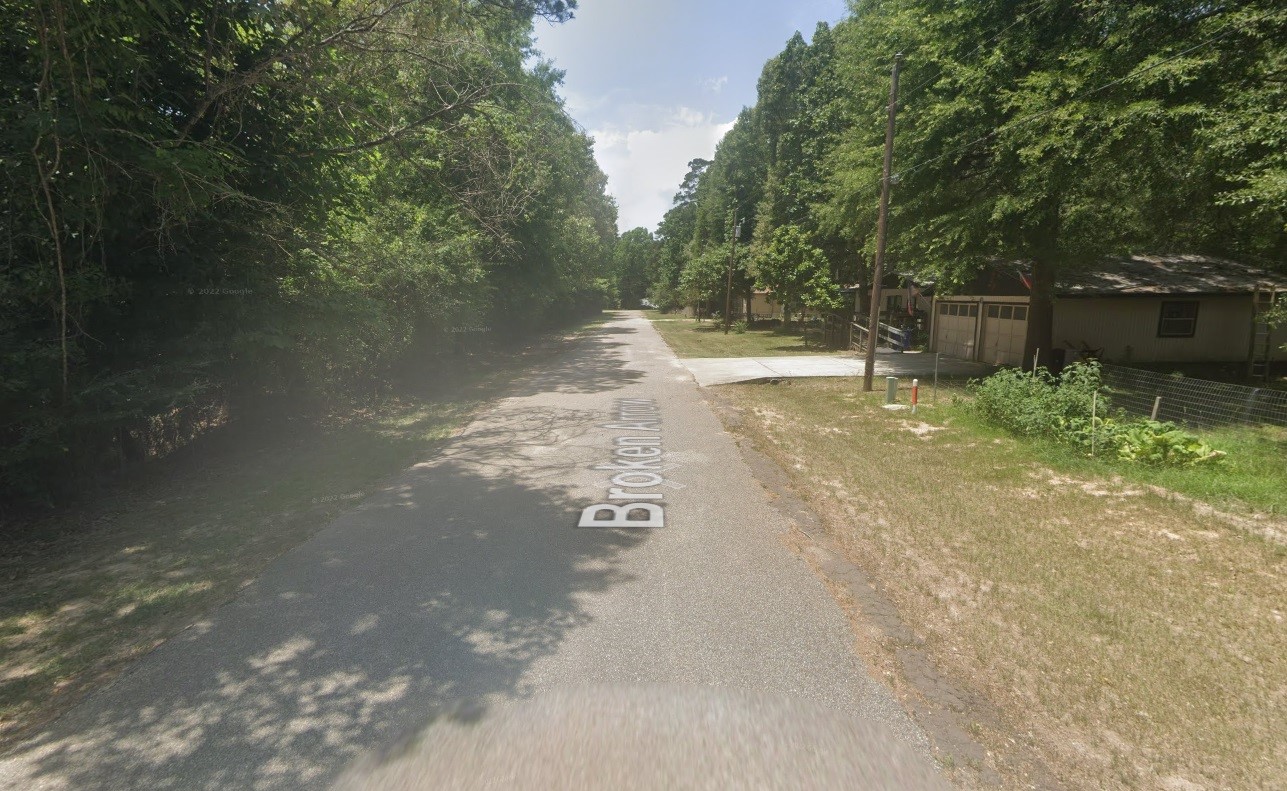 223 Broken Arrow Onalaska, TX 77360 - Photo 2 of 4 a view of a yard with a tree