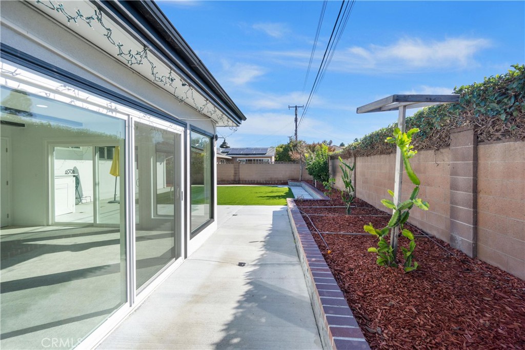 6212 Santa Rita Avenue Garden Grove, CA 92845 - Photo 46 of 50 a view of a porch with a backyard
