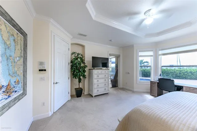 a view of a balcony with furniture