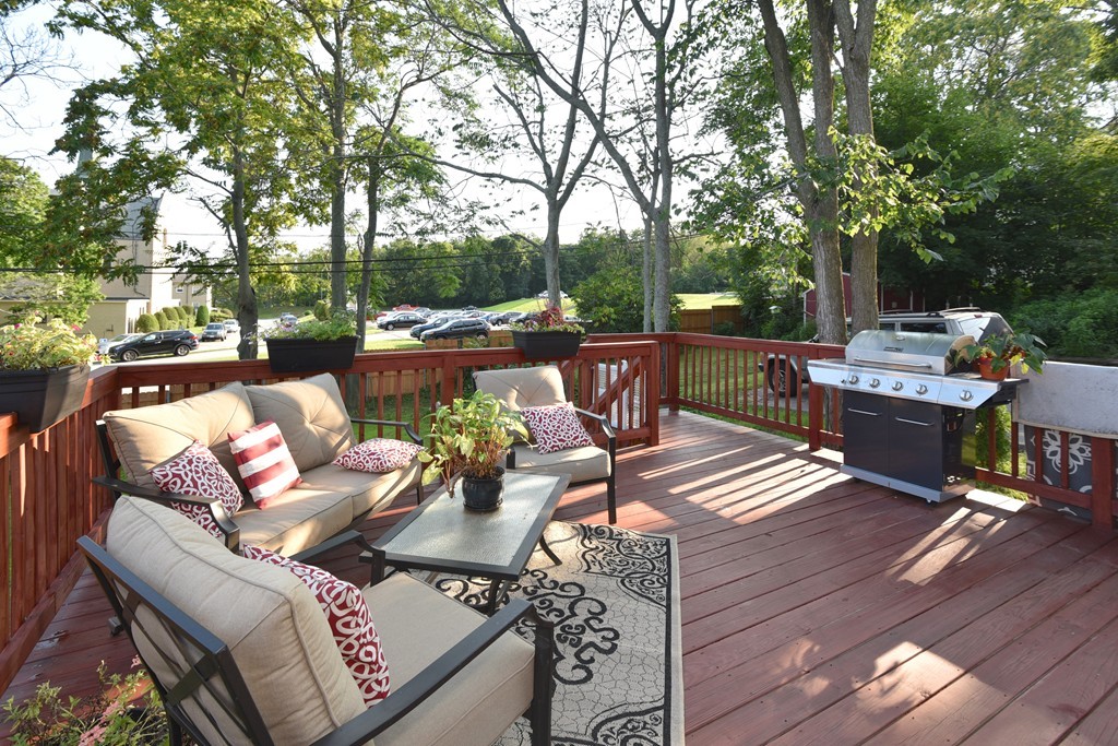 7 Chadwick Street Worcester, MA 01605 - Photo 2 of 30 a view of a patio with couches table and chairs and potted plants