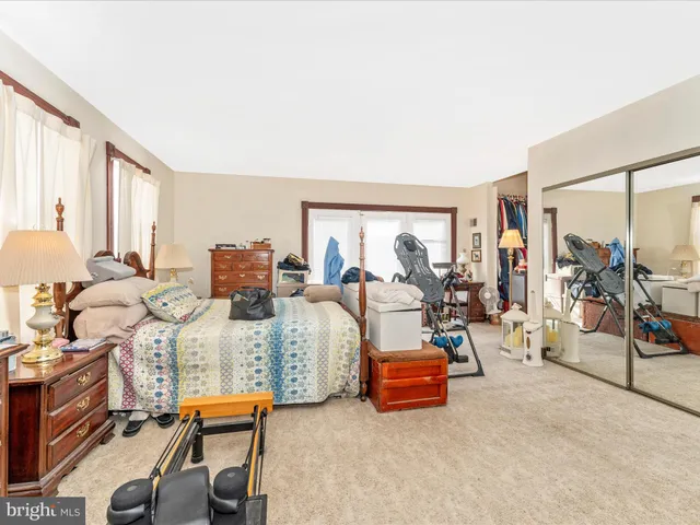 a view of a building with door